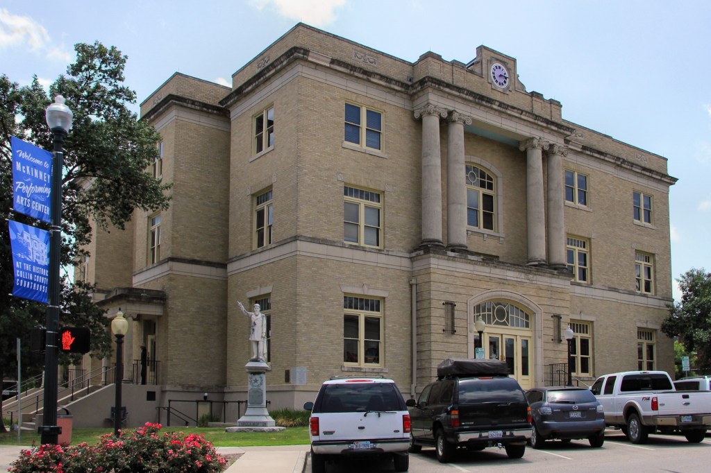 Candy Montgomery case: the historic Collin County Courthouse in McKinney, Texas, where she was tried and acquitted in 1980