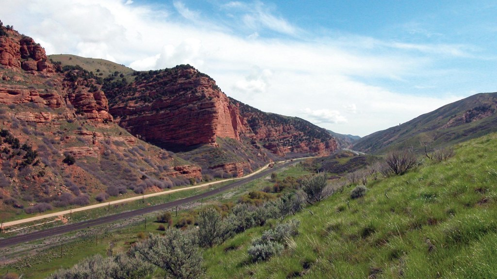 The Kouri Richins case: a highway through Echo Canyon in Summit County, Utah — the same county as Kamas, where Eric Richins died, and Park City, where the trial was held; not a location tied to the case
